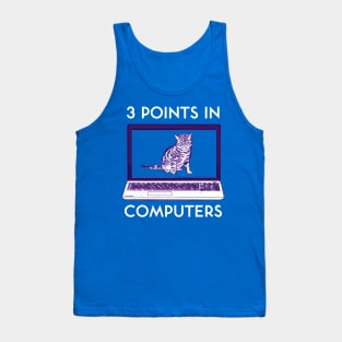 3 Points In Computers Tank Top